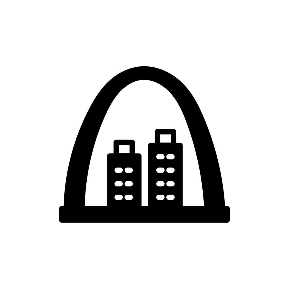 poort boog icoon in vector. illustratie vector