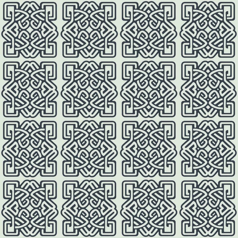 keltisch naadloos patroon. abstract wijnoogst meetkundig behang. vector illustratie.