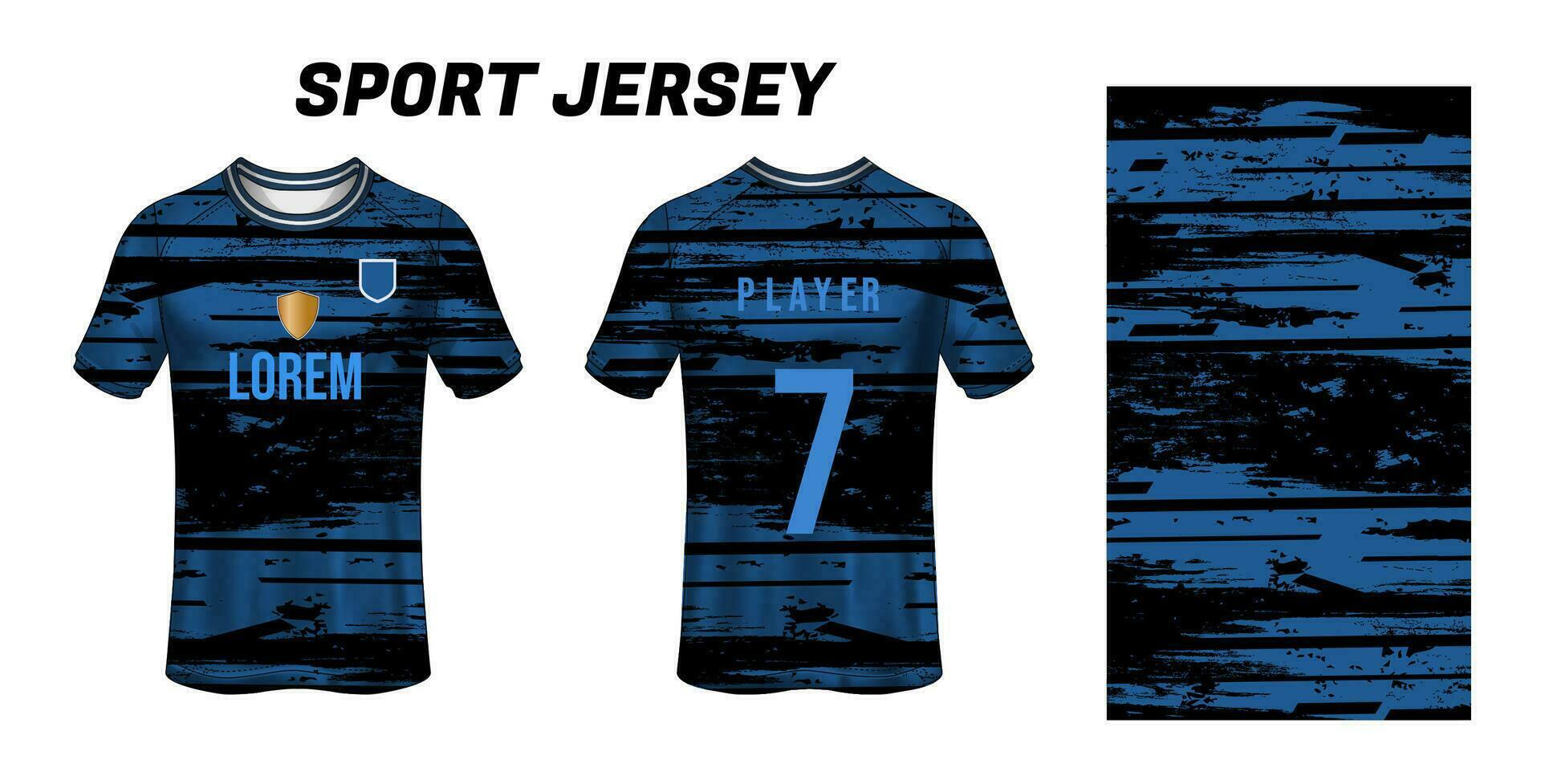 sport Jersey ontwerp kleding stof textiel voor sublimatie vector