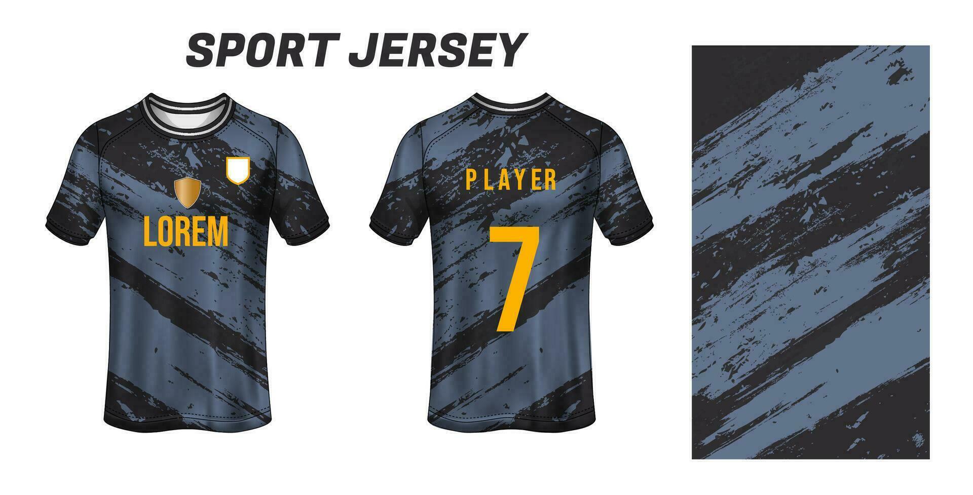 sport Jersey ontwerp kleding stof textiel voor sublimatie vector