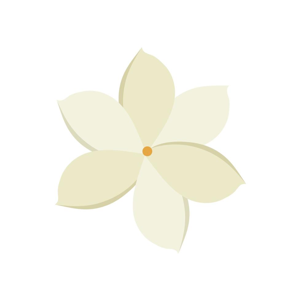 schattig bloem natuurlijk geïsoleerd pictogram vector