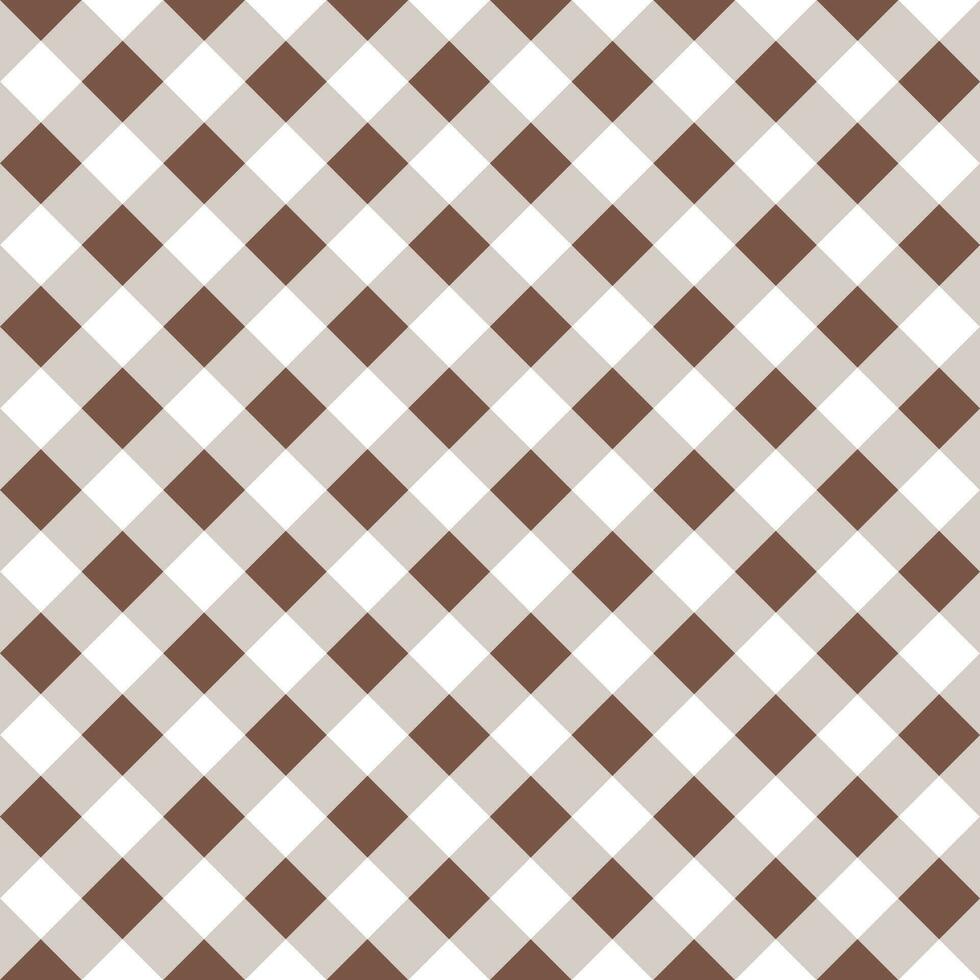 bruin plaid patroon achtergrond. plaid patroon achtergrond. plaid achtergrond. naadloos patroon. voor achtergrond, decoratie, geschenk inpakken, katoenen stof tafelkleed. vector