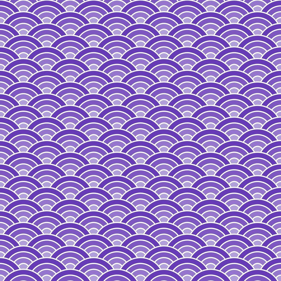 Purper schaduw van Japans Golf patroon achtergrond. Japans naadloos patroon vector. golven achtergrond illustratie. voor kleding, omhulsel papier, achtergrond, achtergrond, geschenk kaart. vector