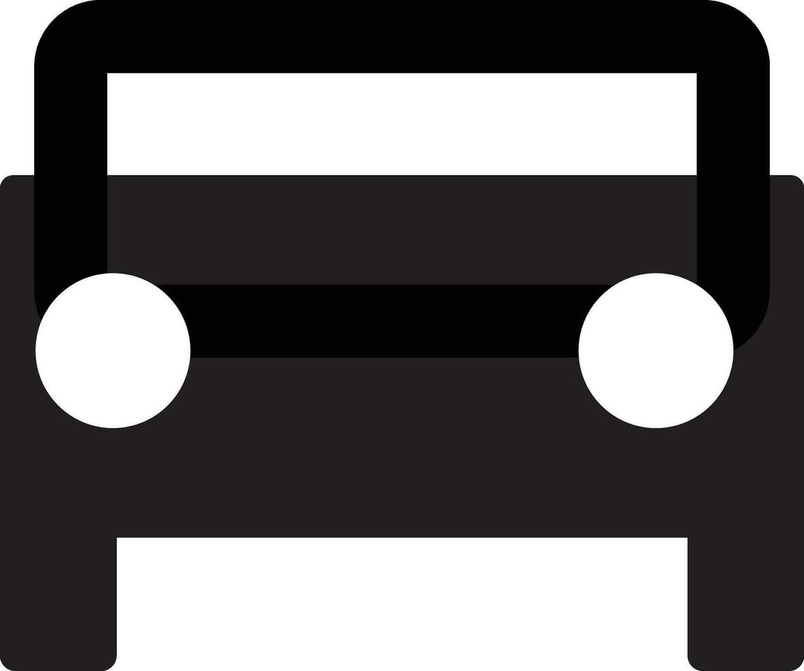 voorkant auto pictogram, illustratie van Politie busje met sirene icoon vector