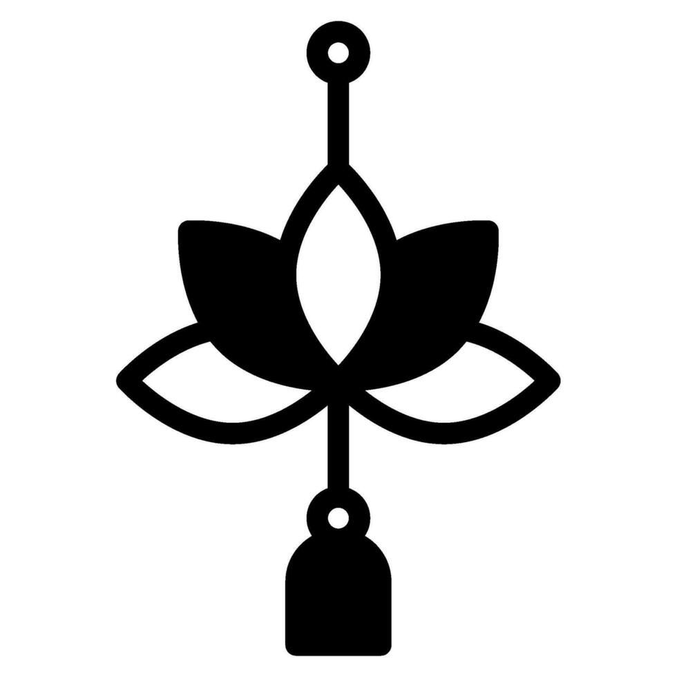 lotus lantaarn icoon illustratie, voor uiux, infografisch, enz vector