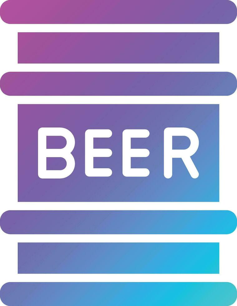 bier vaatje vector icoon ontwerp illustratie