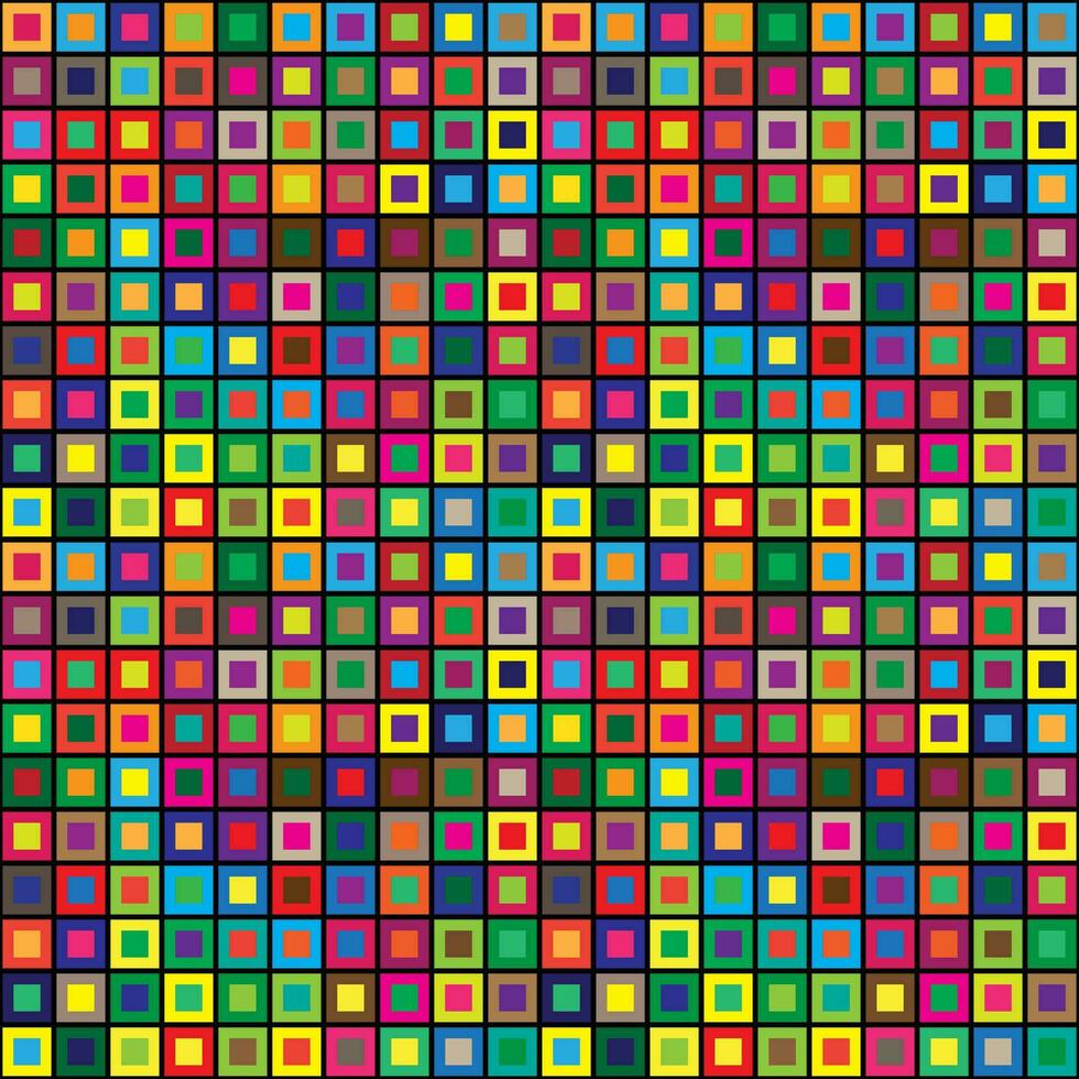 abstract gekleurde plein modern naadloos patroon vector