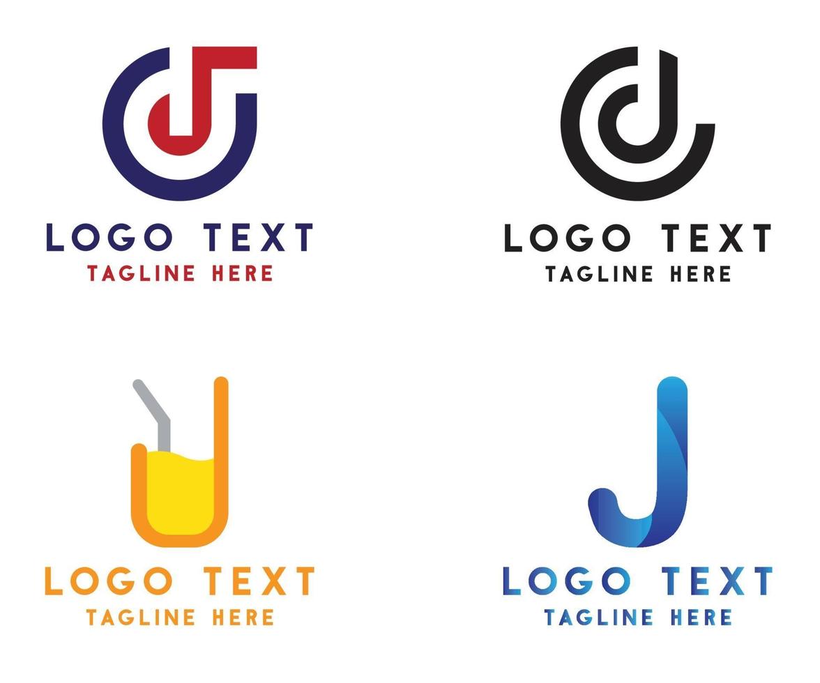 j letter logo vector