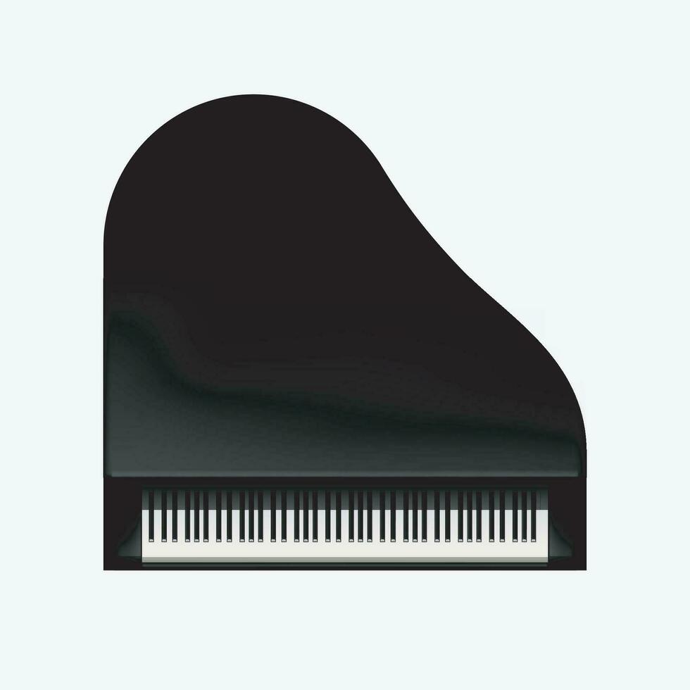 afbeelding van piano 01 vector