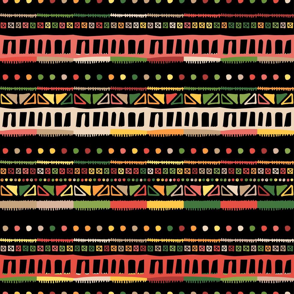 etnische naadloos in inheemse stijl. vector patroon