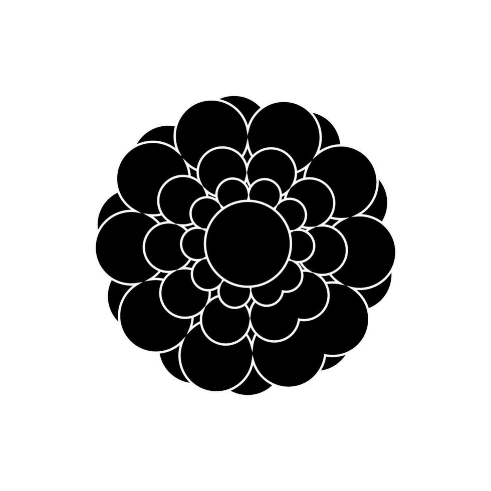 bloemen icoon vector. dag van de dood illustratie teken. vakantie symbool of logo. vector