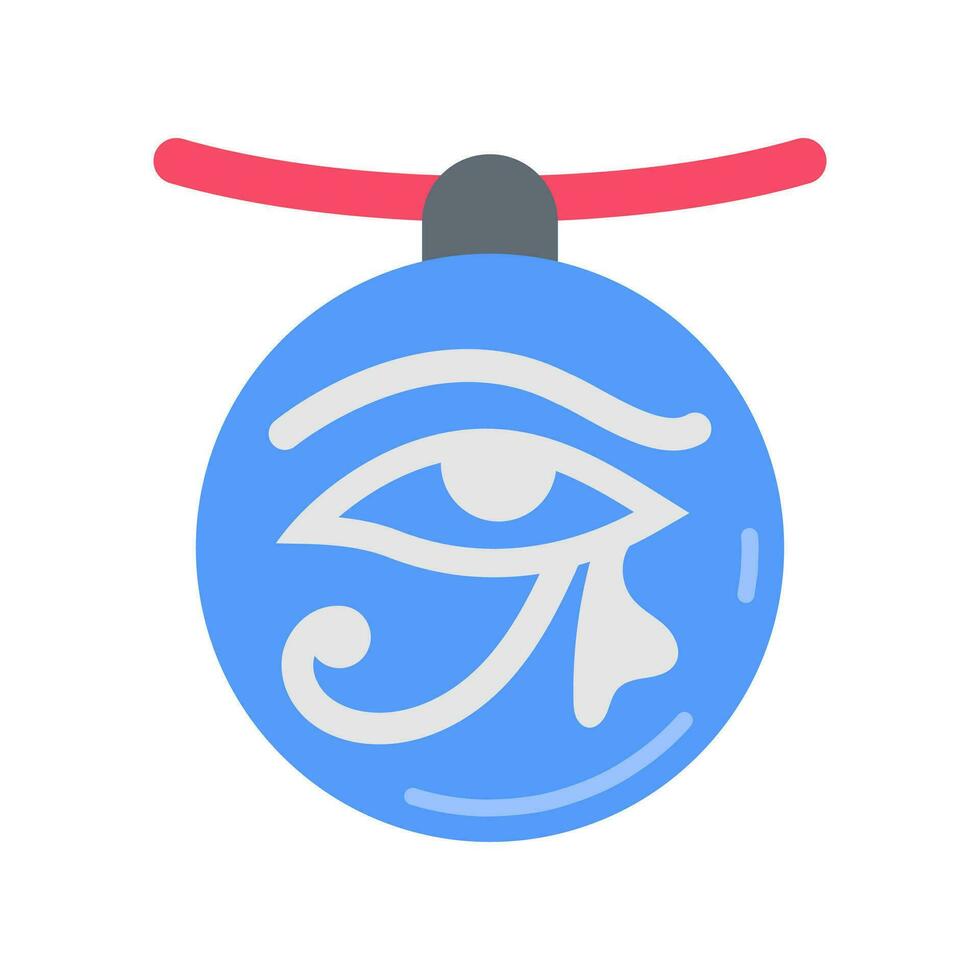 oog amulet icoon in vector. illustratie vector