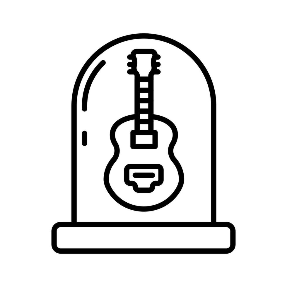 gitaar icoon in vector. illustratie vector