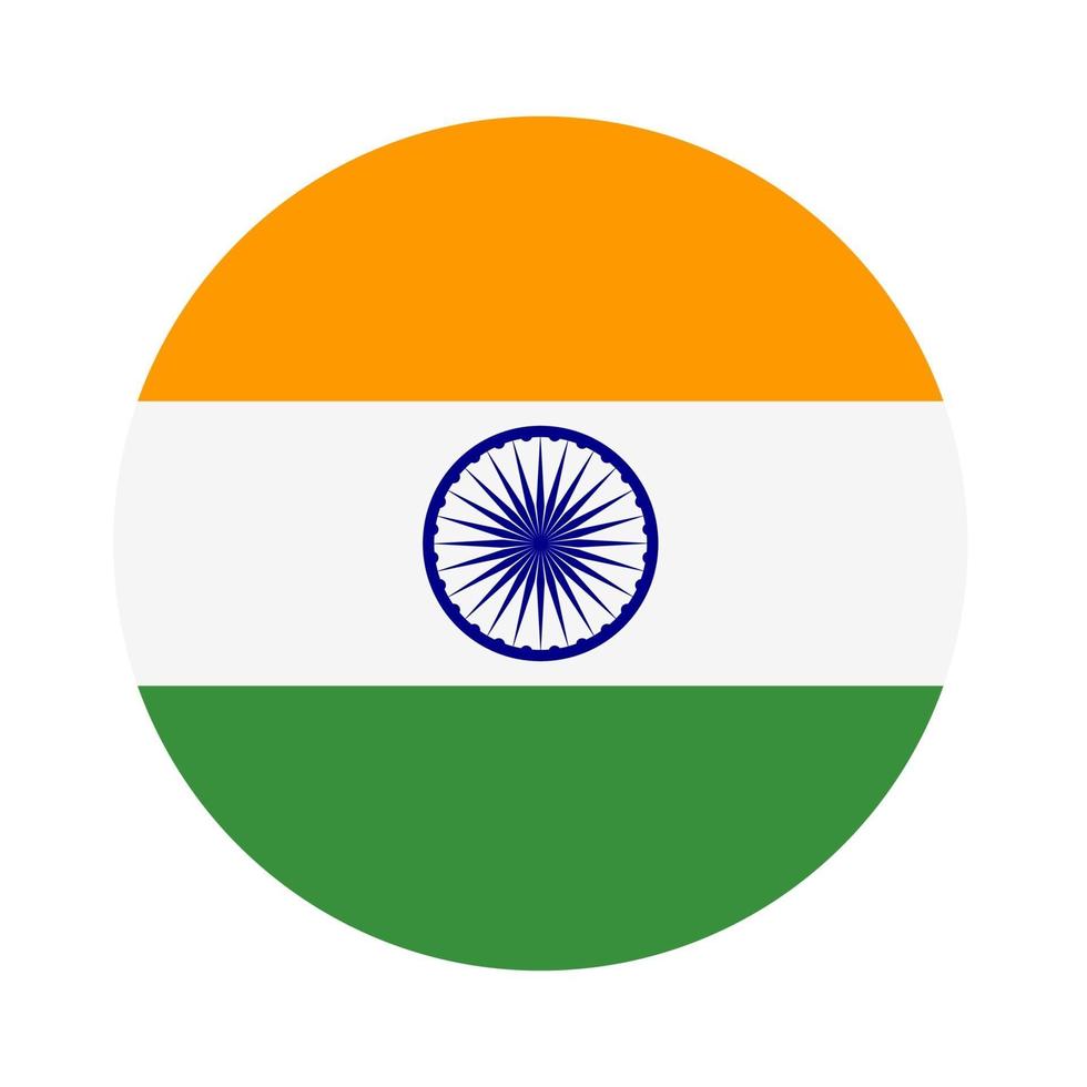 abstracte india vlag teken. vector illustratie