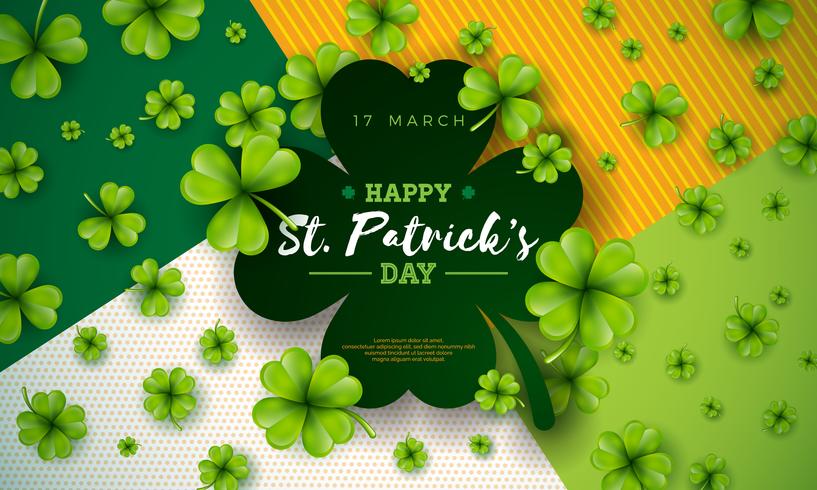 Happy Saint Patrick&#39;s Day Design vector