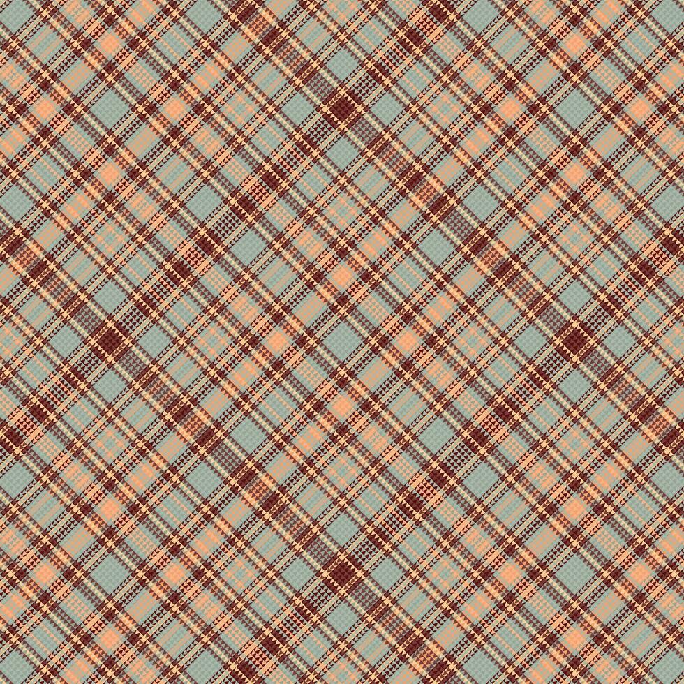 tartan geruit patroon met textuur en natuurkleur. vector