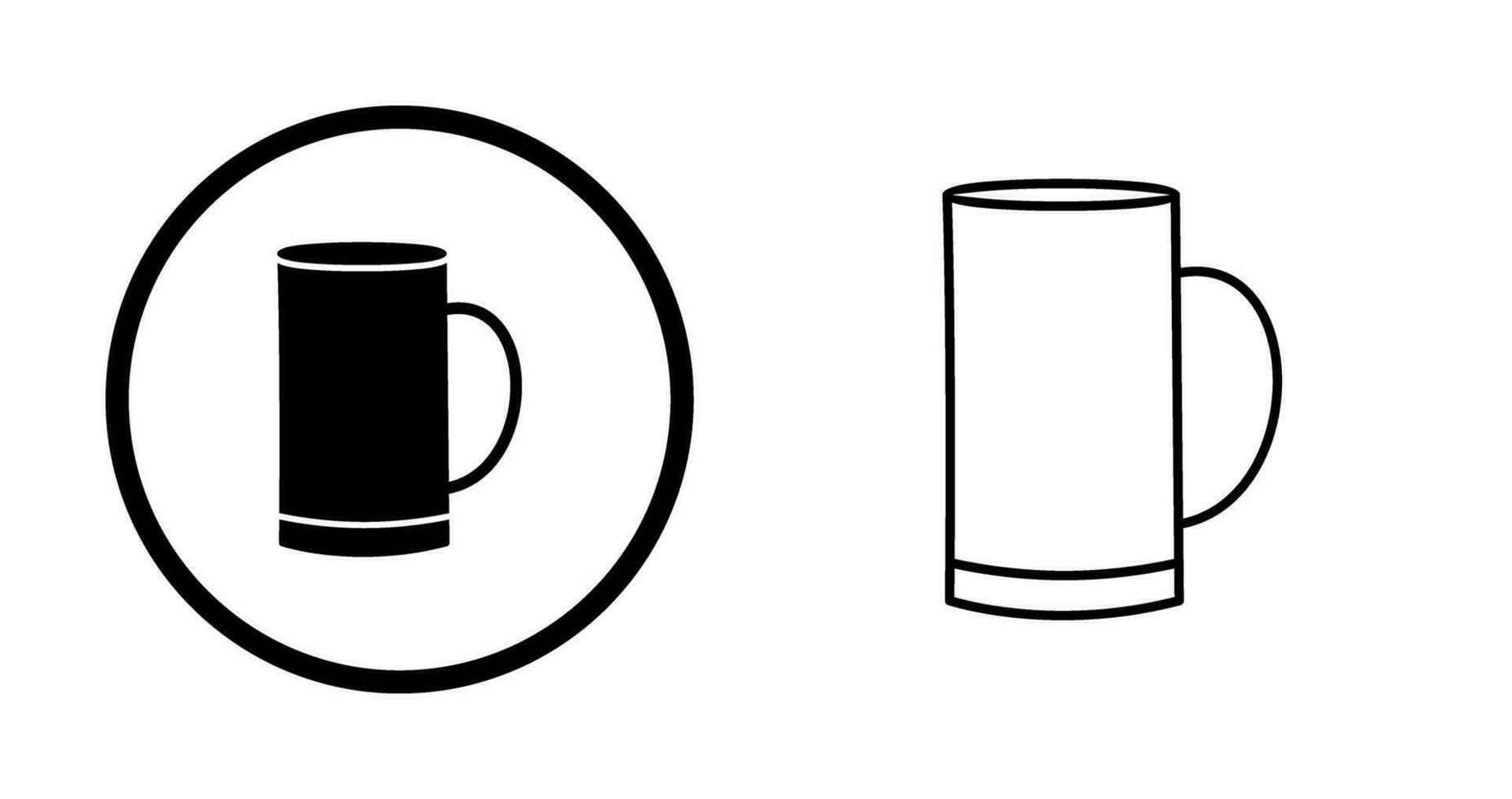 bier mok vector pictogram