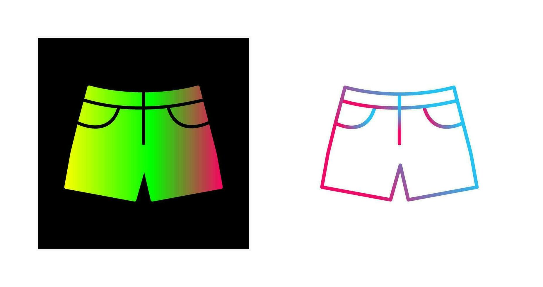 korte broek vector pictogram