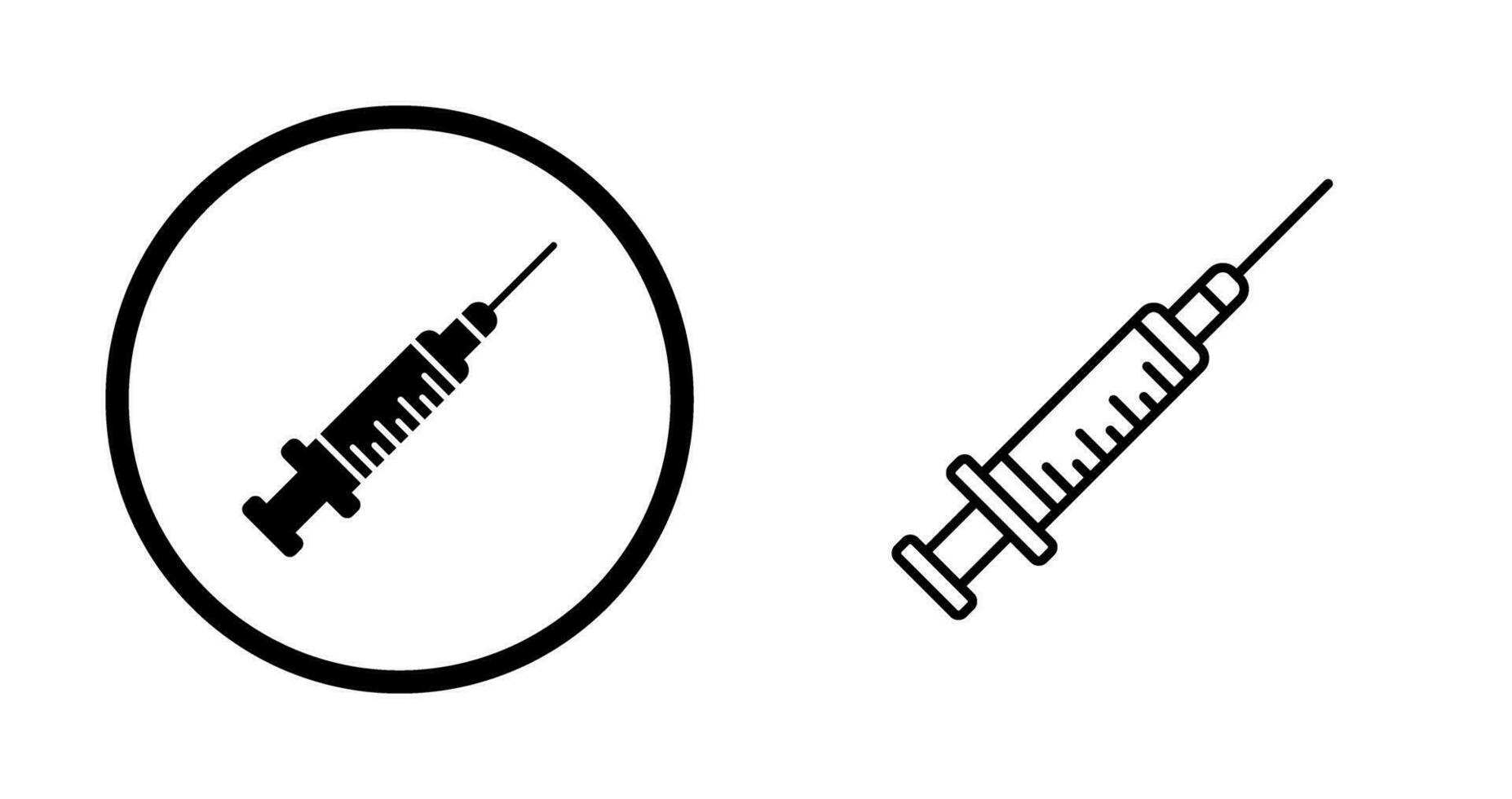 injectiespuit vector icoon