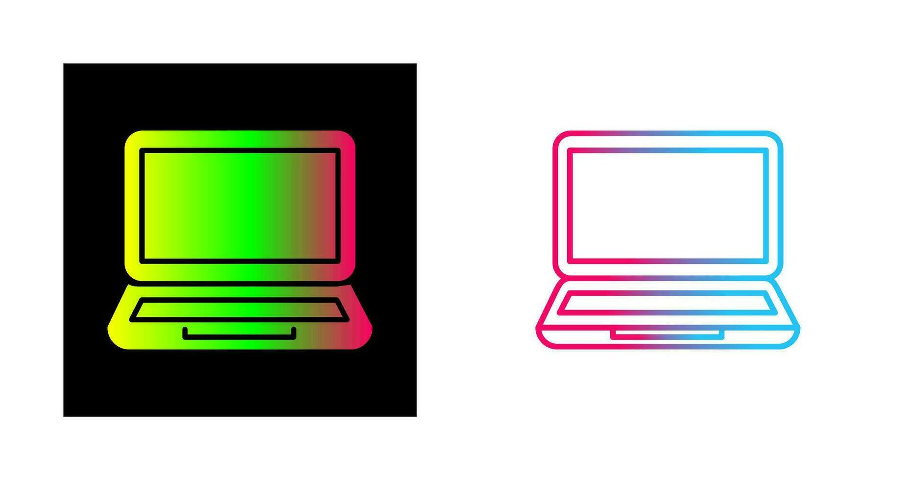 laptop vector pictogram