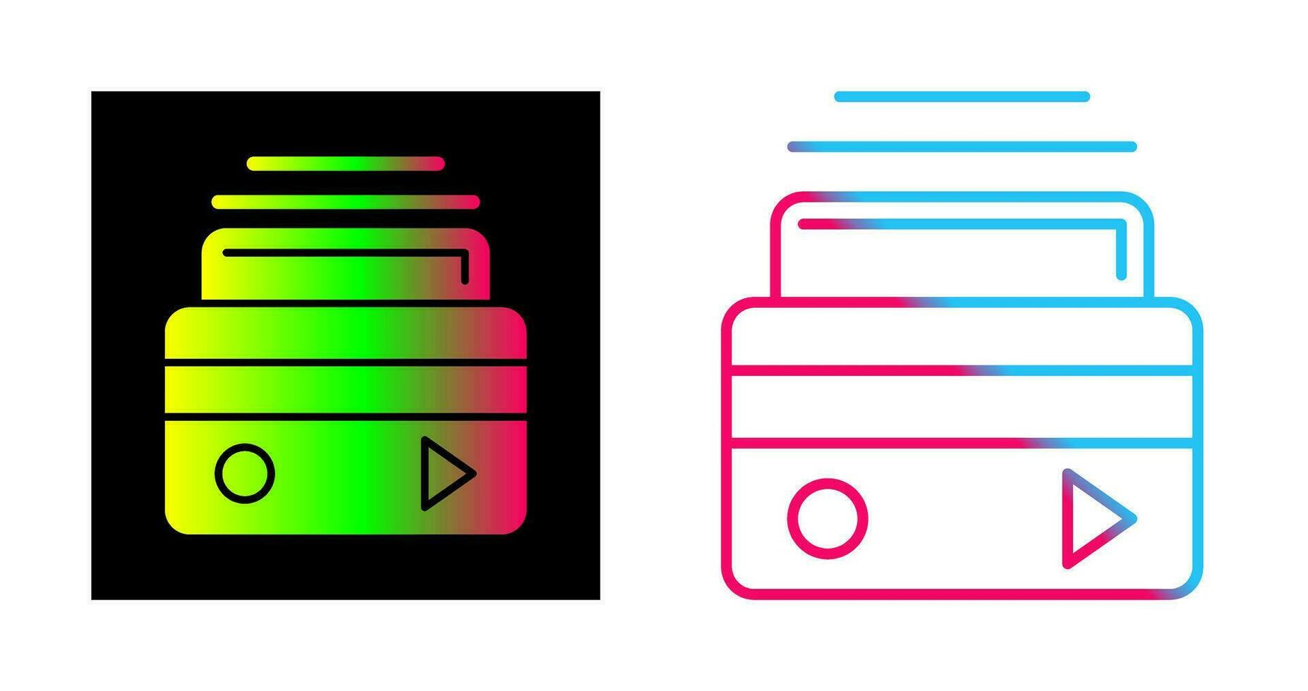 ATM-kaart vector pictogram