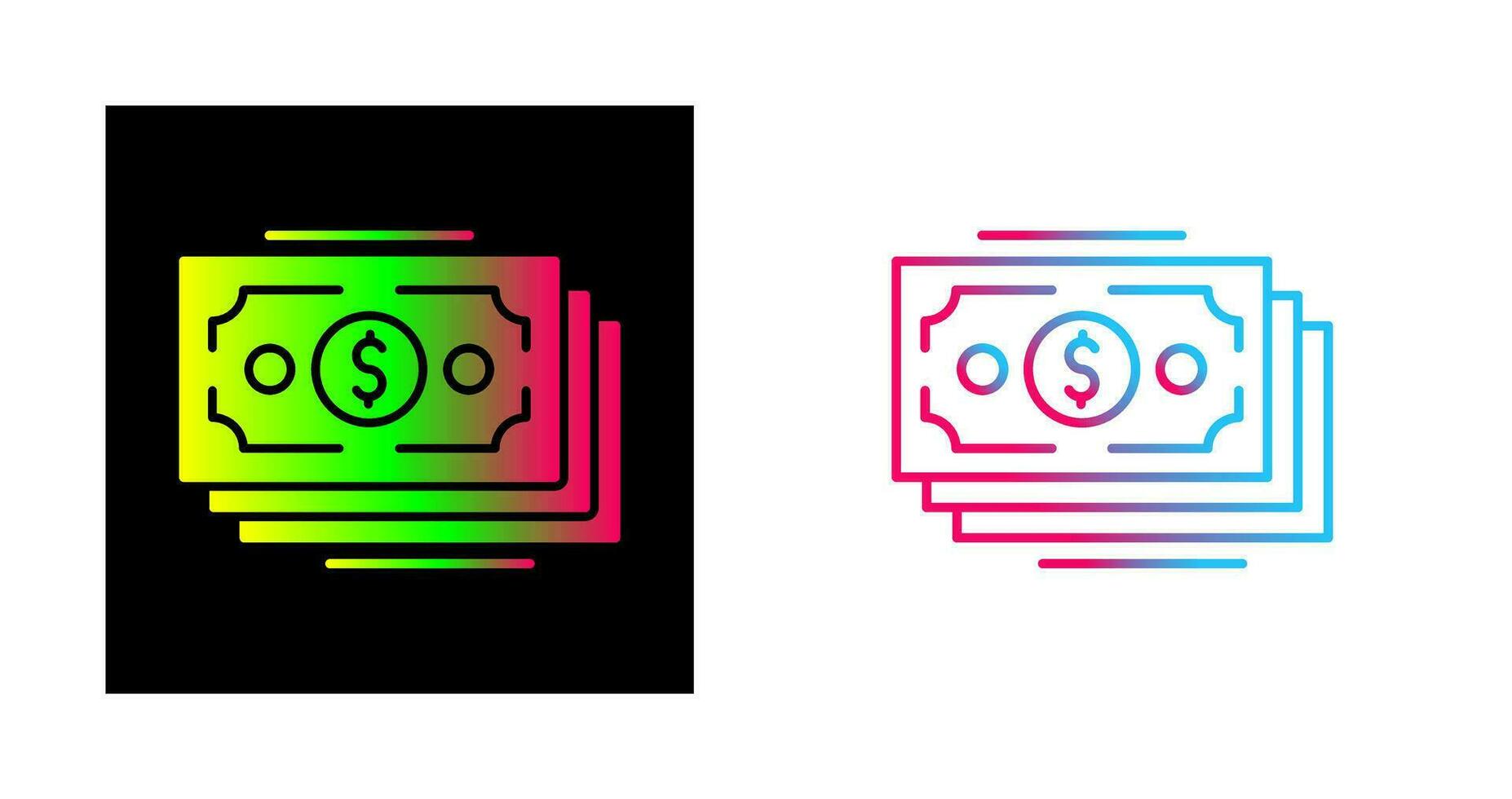 geld vector pictogram