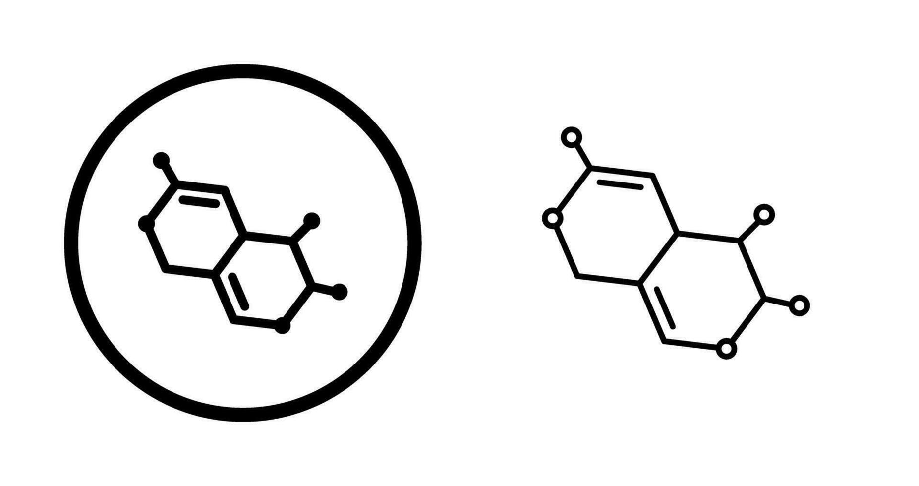 molecuul vector pictogram