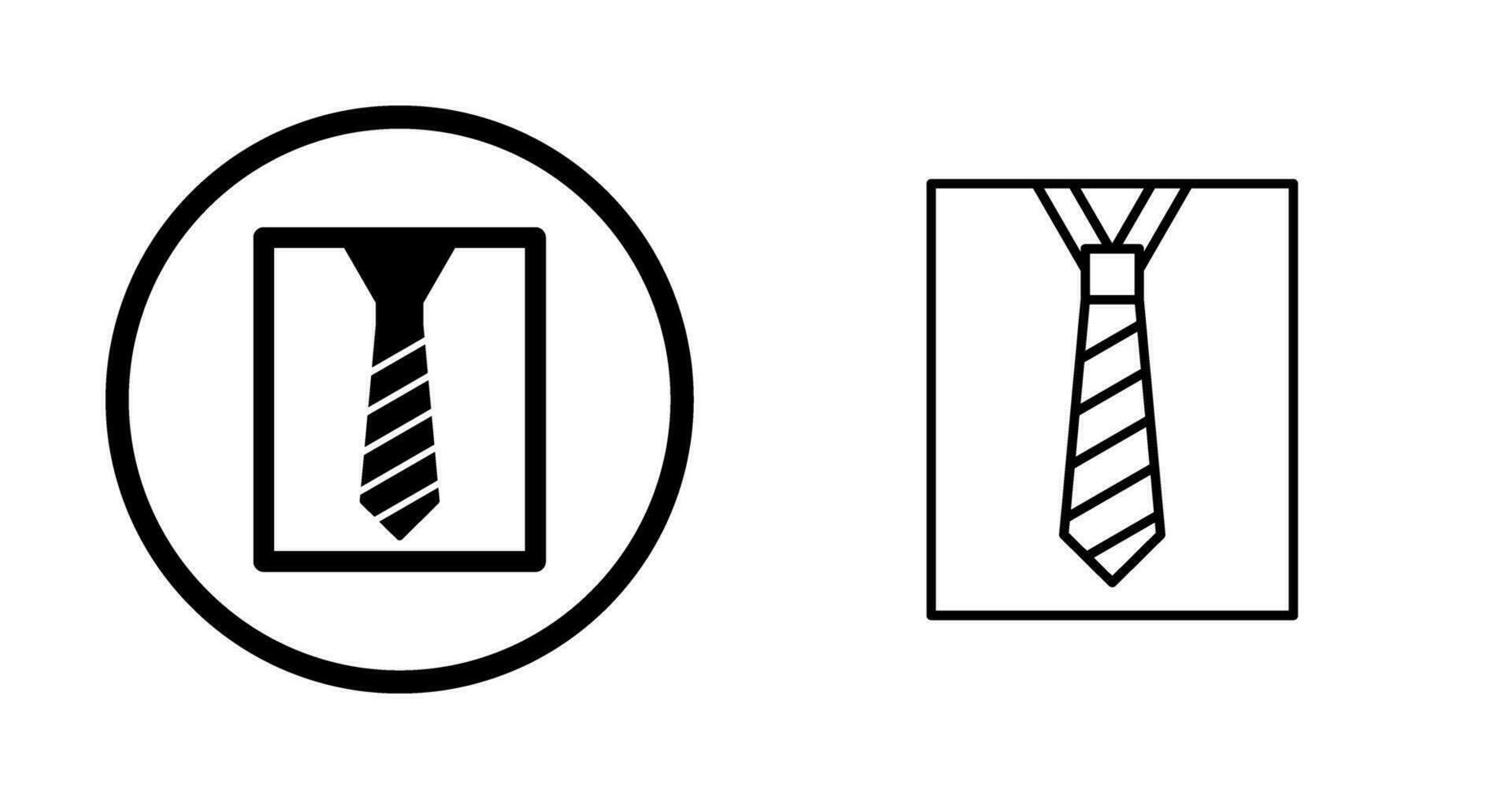 stropdas vector pictogram