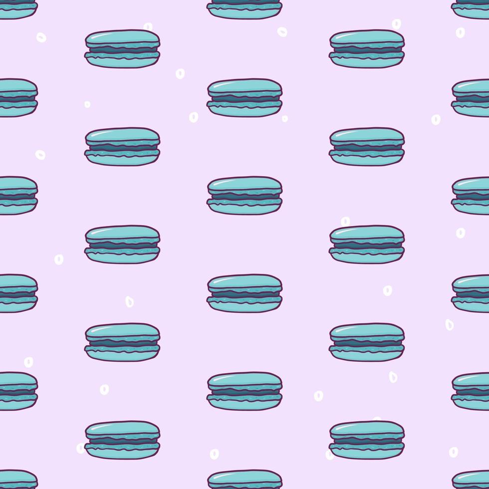 macaron naadloze patroon illustratie vector