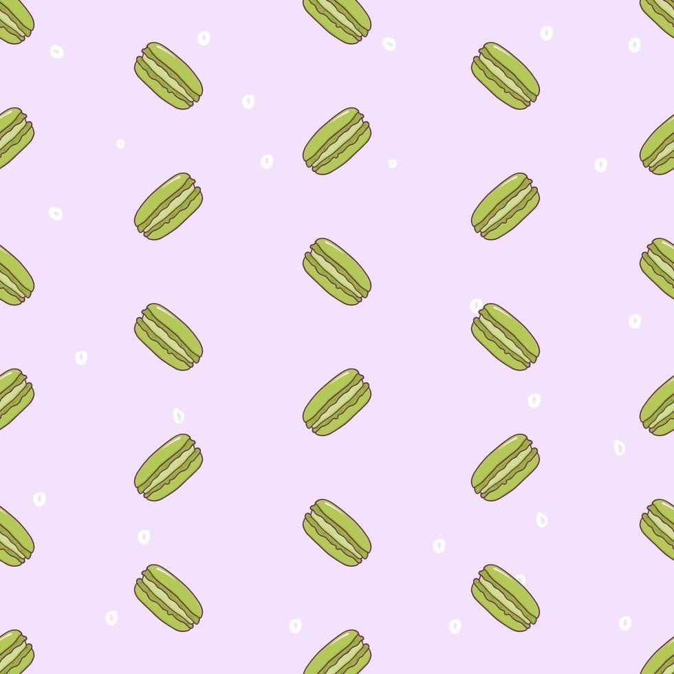 macaron naadloze patroon illustratie vector