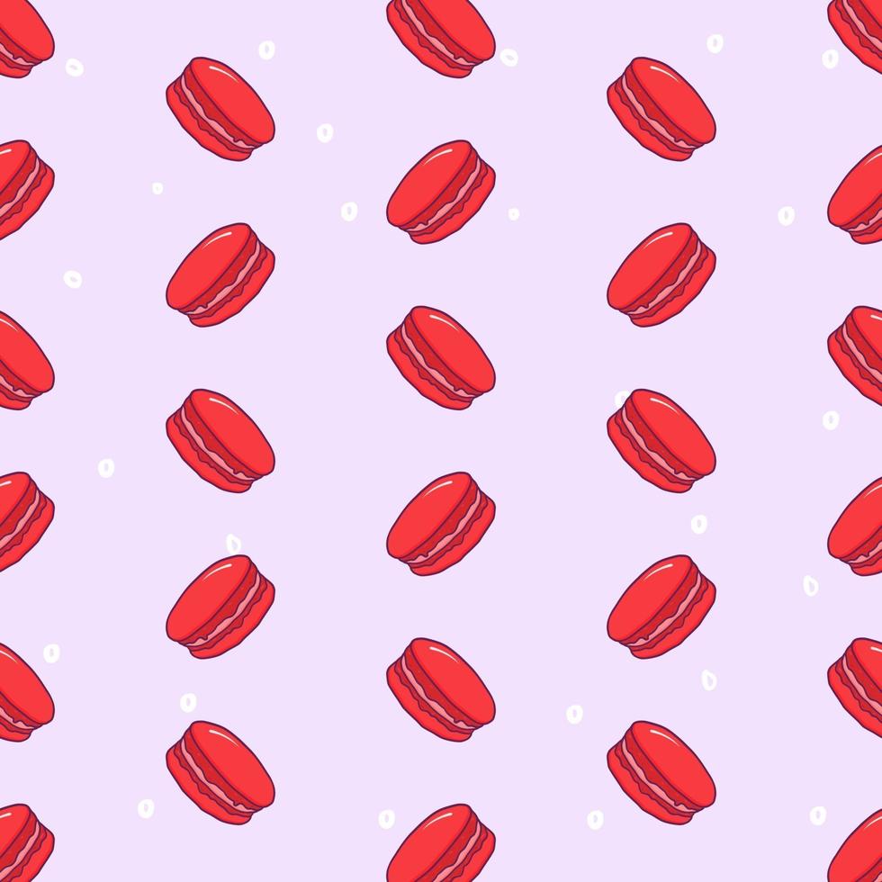 macaron naadloze patroon illustratie vector