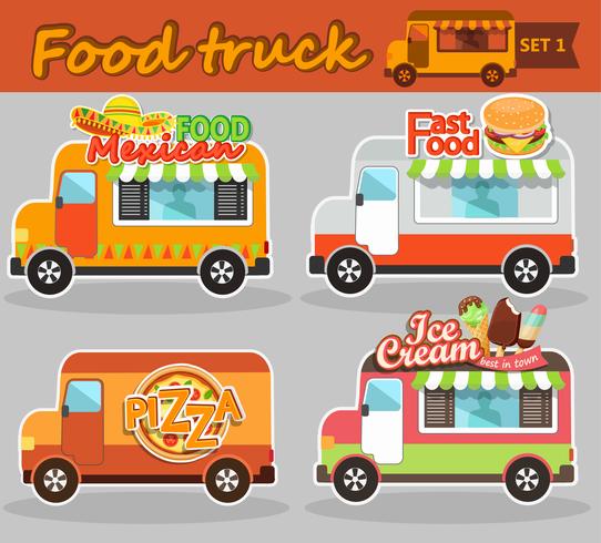 Food truck vector