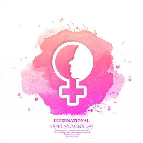 Happy Women&#39;s Day viering achtergrond vector