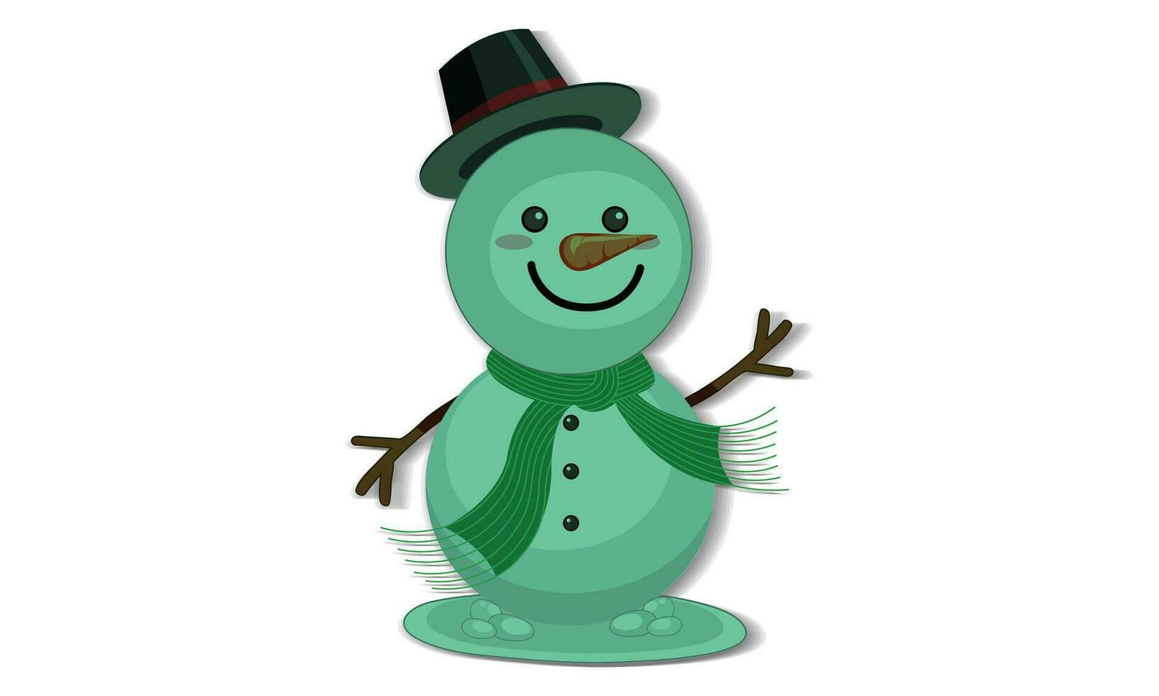 sneeuwman Kerstmis grafisch griezelig klem kunst vector ontwerp, 100 vector illustratie ontwerp.