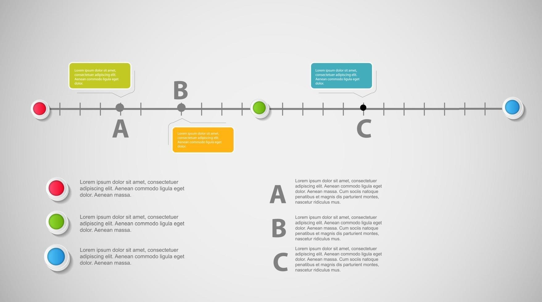 tijdlijn infographic zakelijke sjabloon vectorillustratie vector