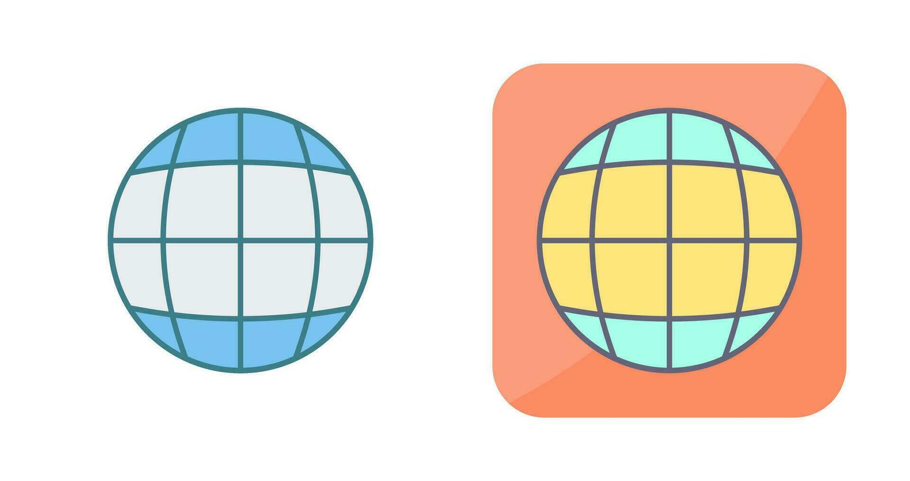 wereldbol vector pictogram