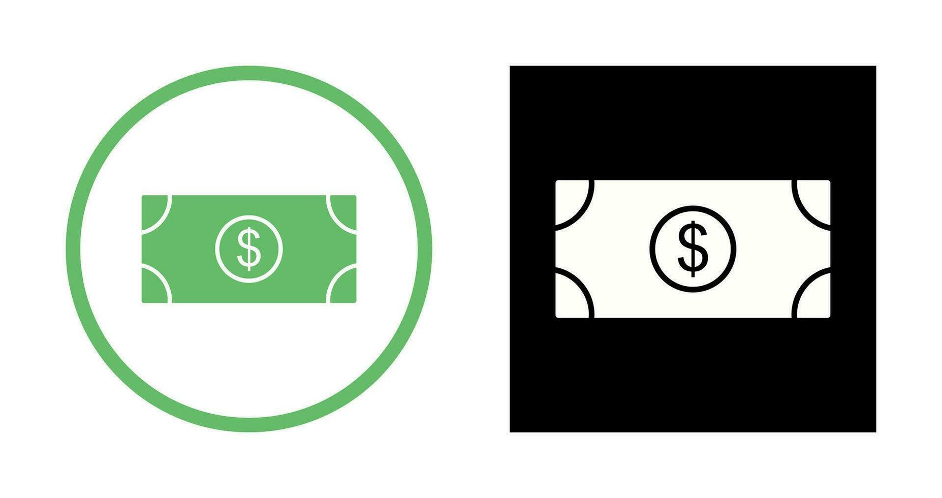 dollar Bill vector icoon