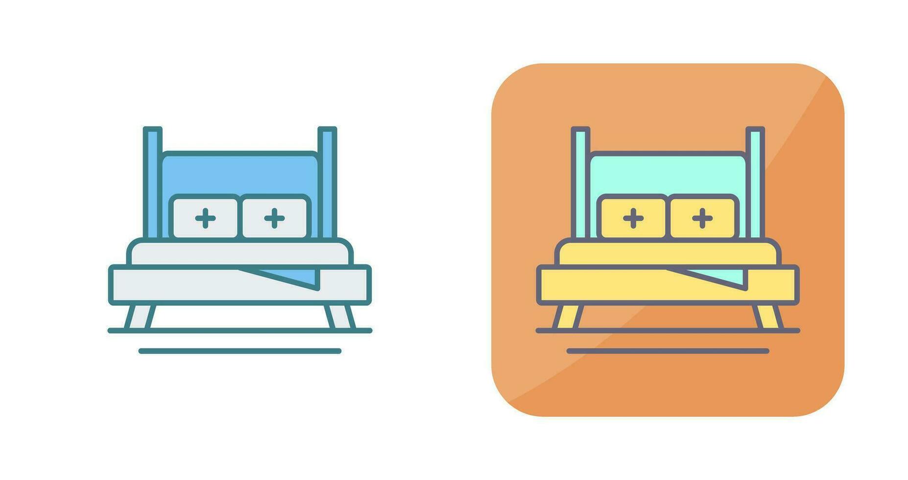 bed vector icoon