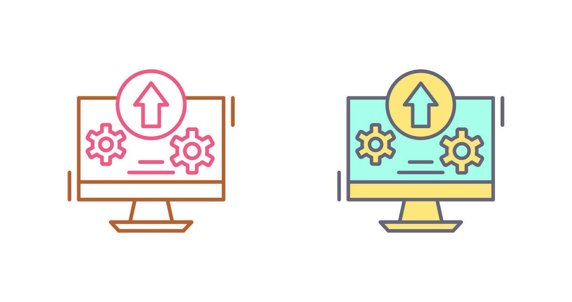 upload vector pictogram