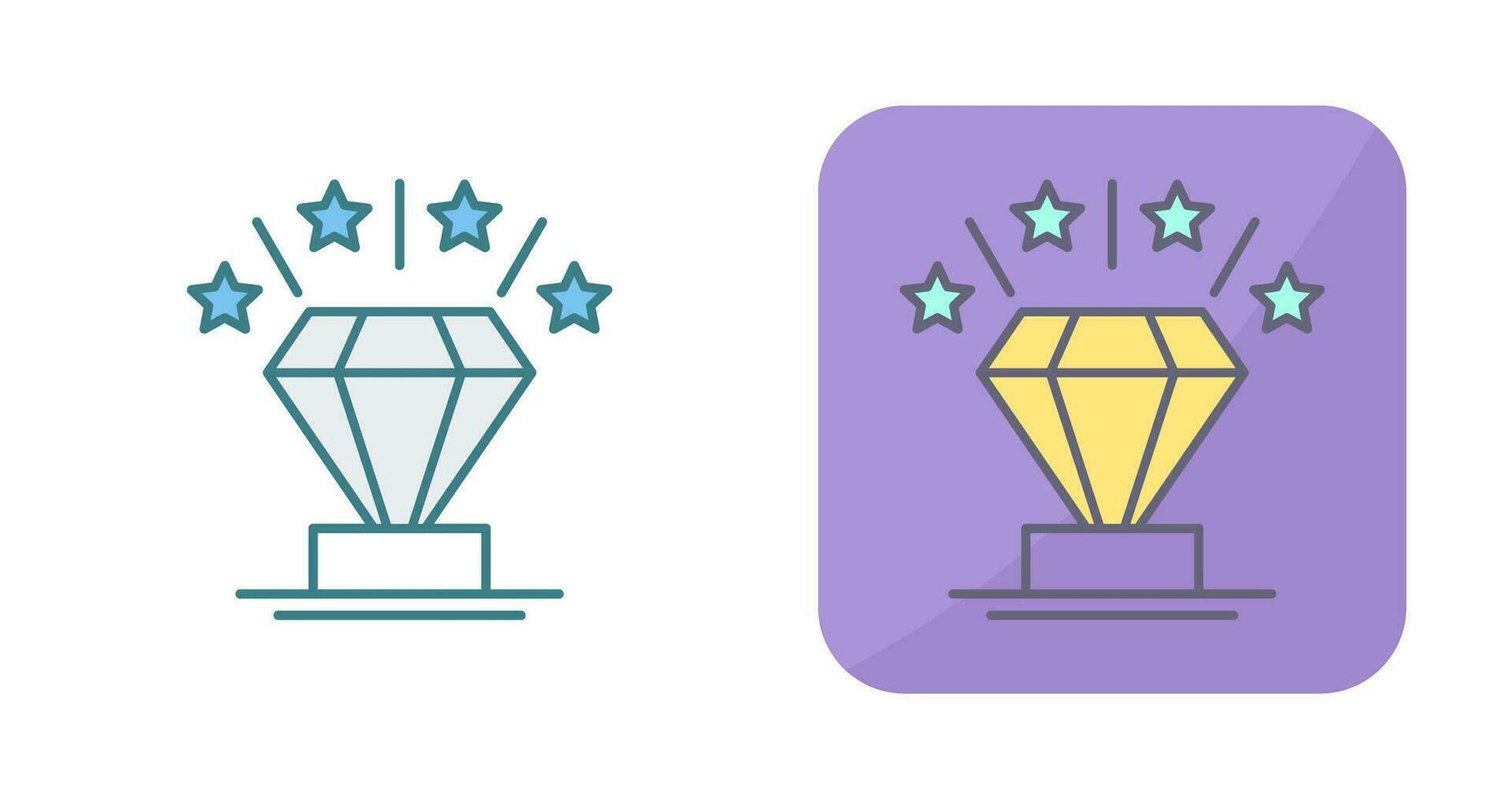 diamant vector pictogram