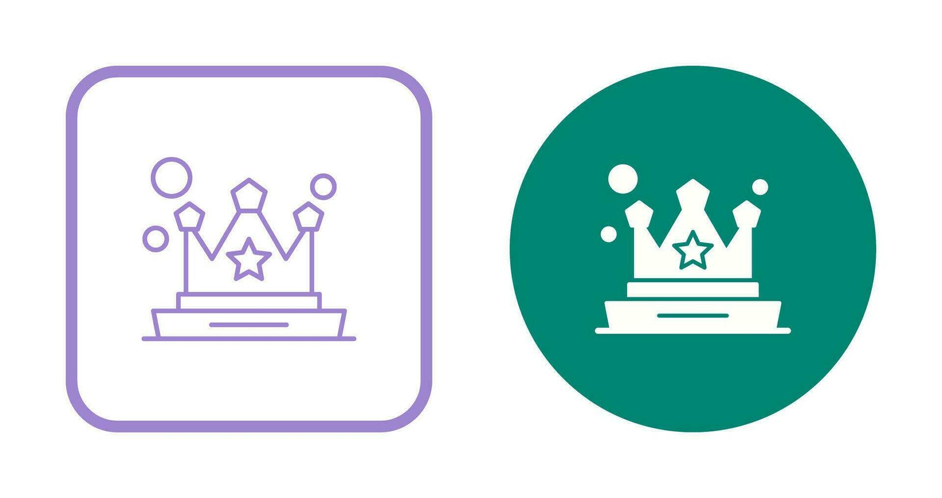 kroon vector pictogram