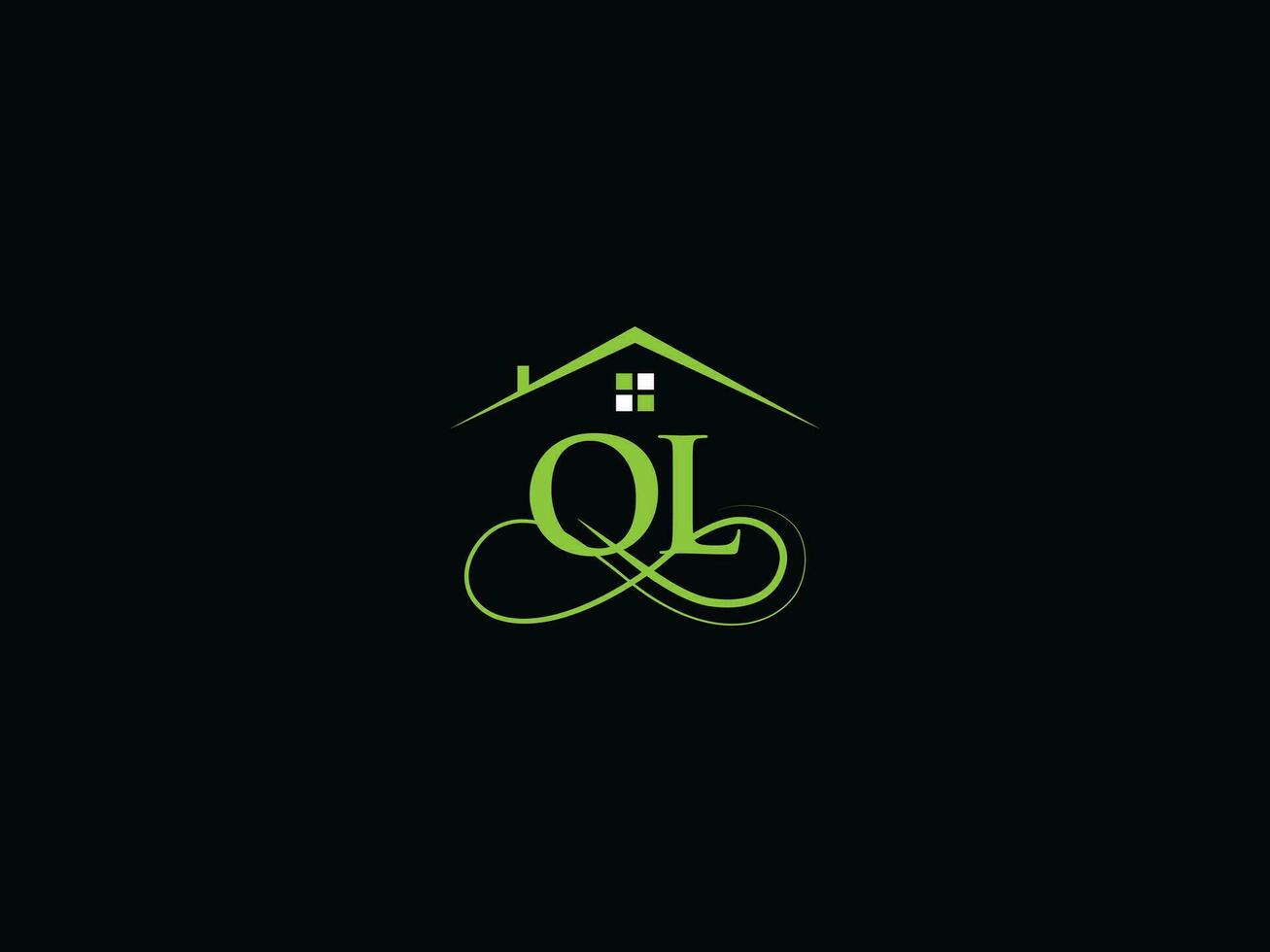 modern gebouw ol logo kunst, luxe ol echt landgoed logo voor u vector