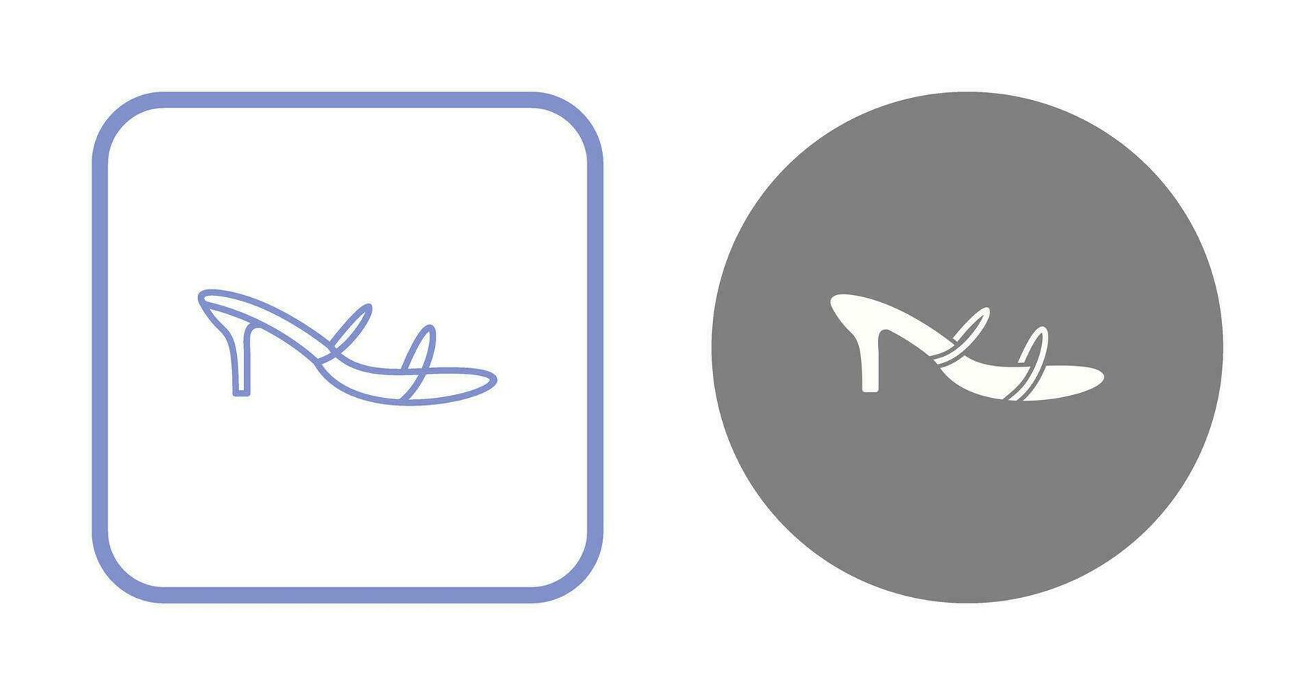 elegant sandalen vector icoon