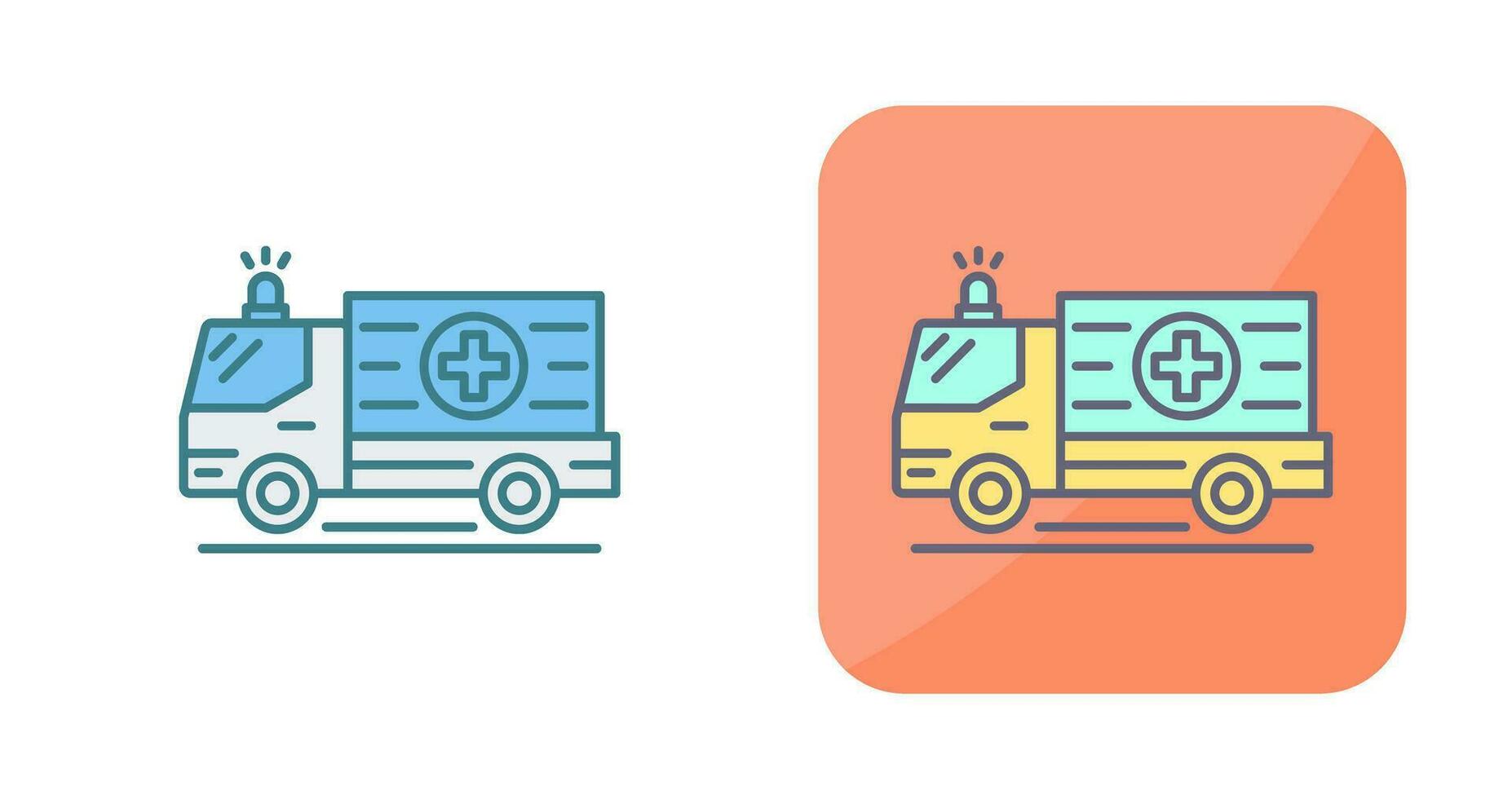 ambulance vector pictogram