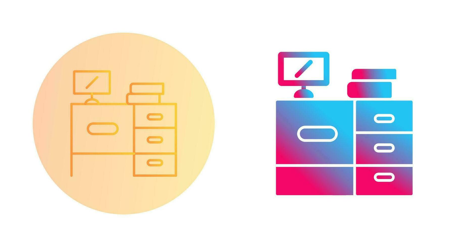 bureau vector pictogram