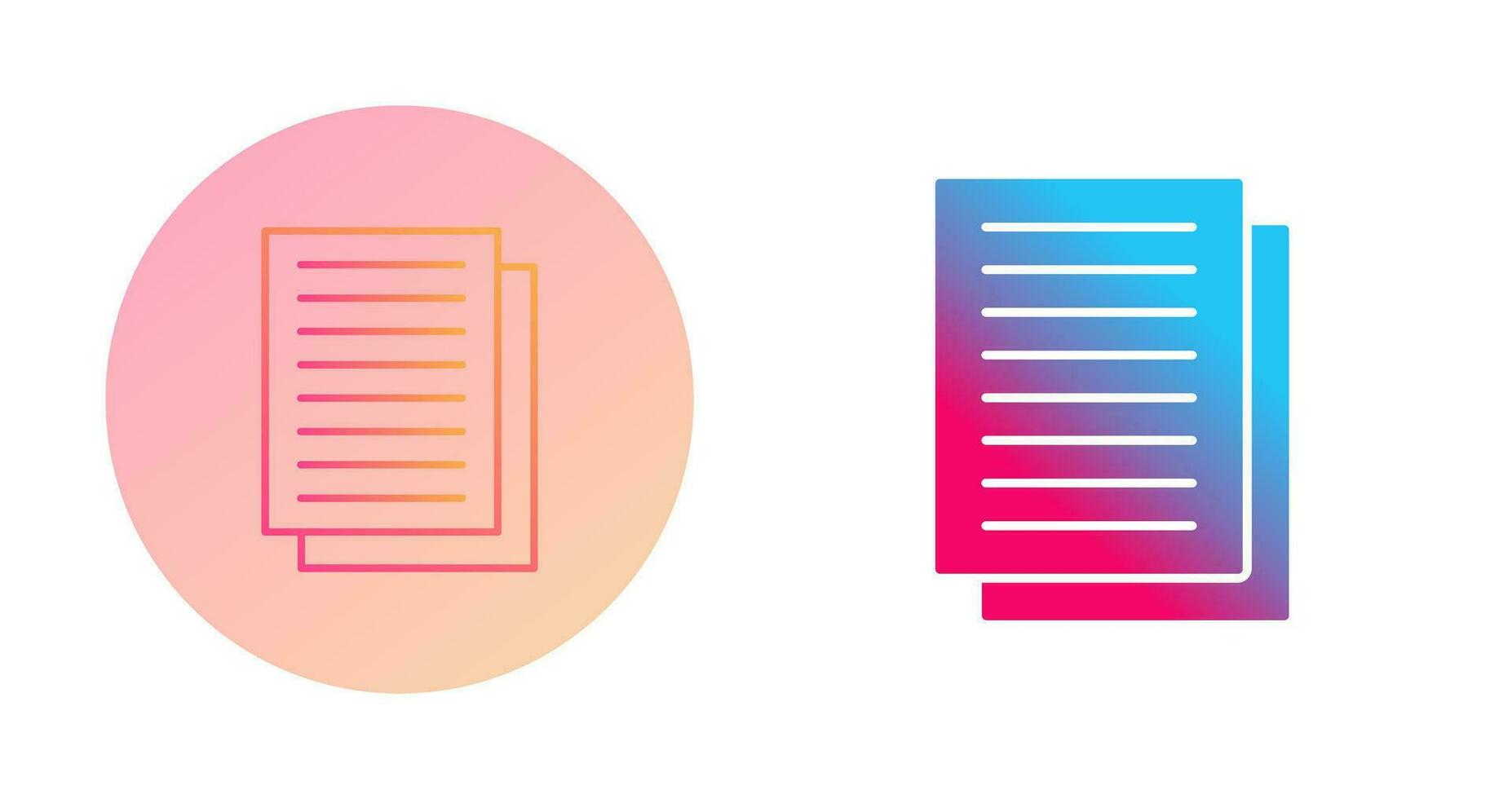 document vector pictogram