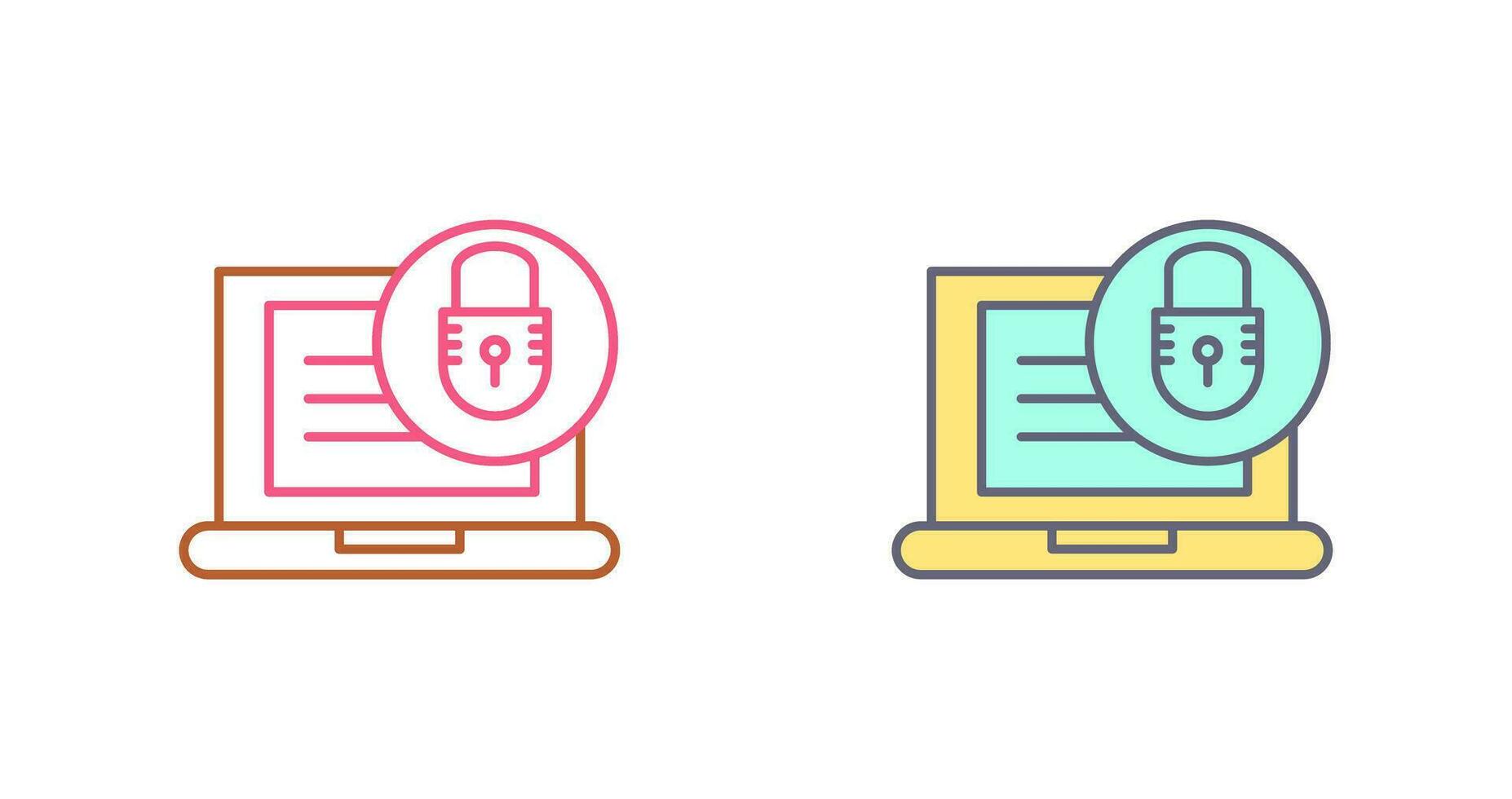 hangslot vector pictogram