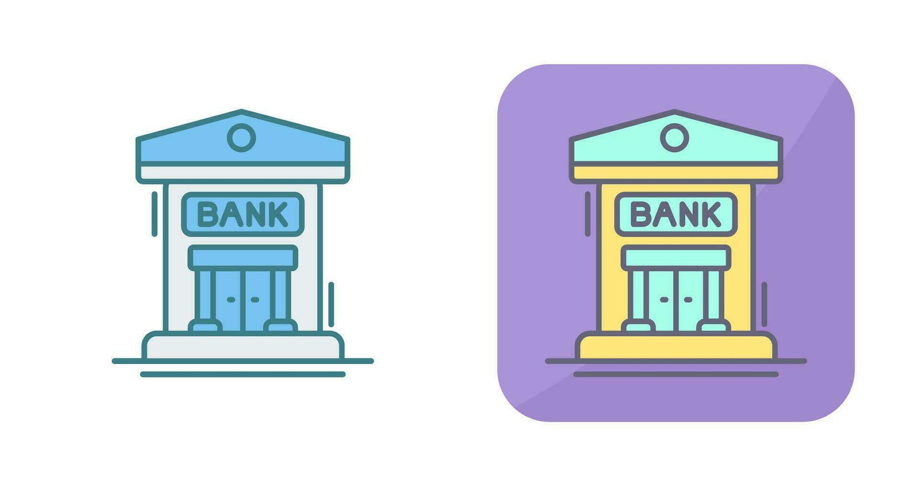 bank vector pictogram