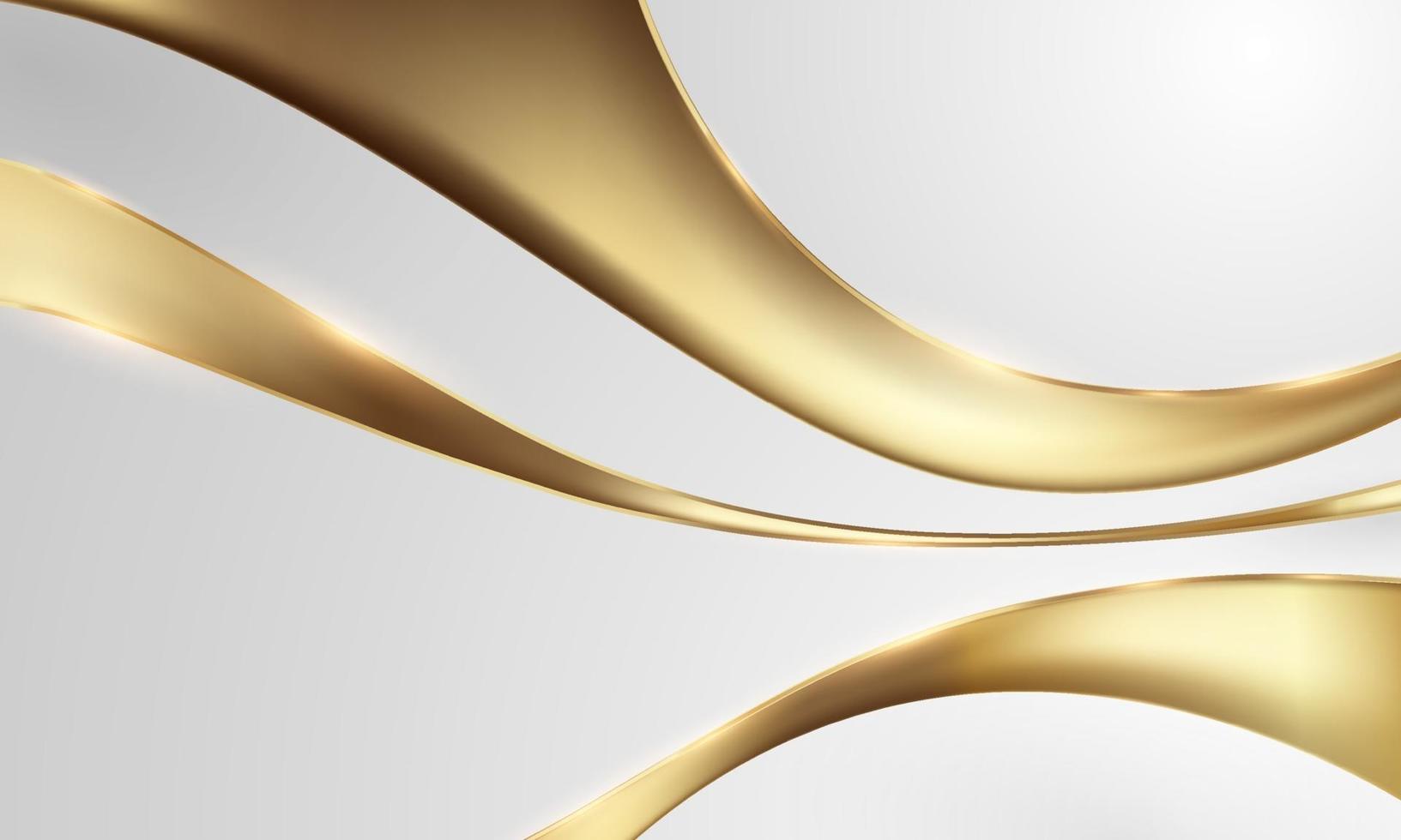 abstracte achtergrond luxe wit goud modern vector