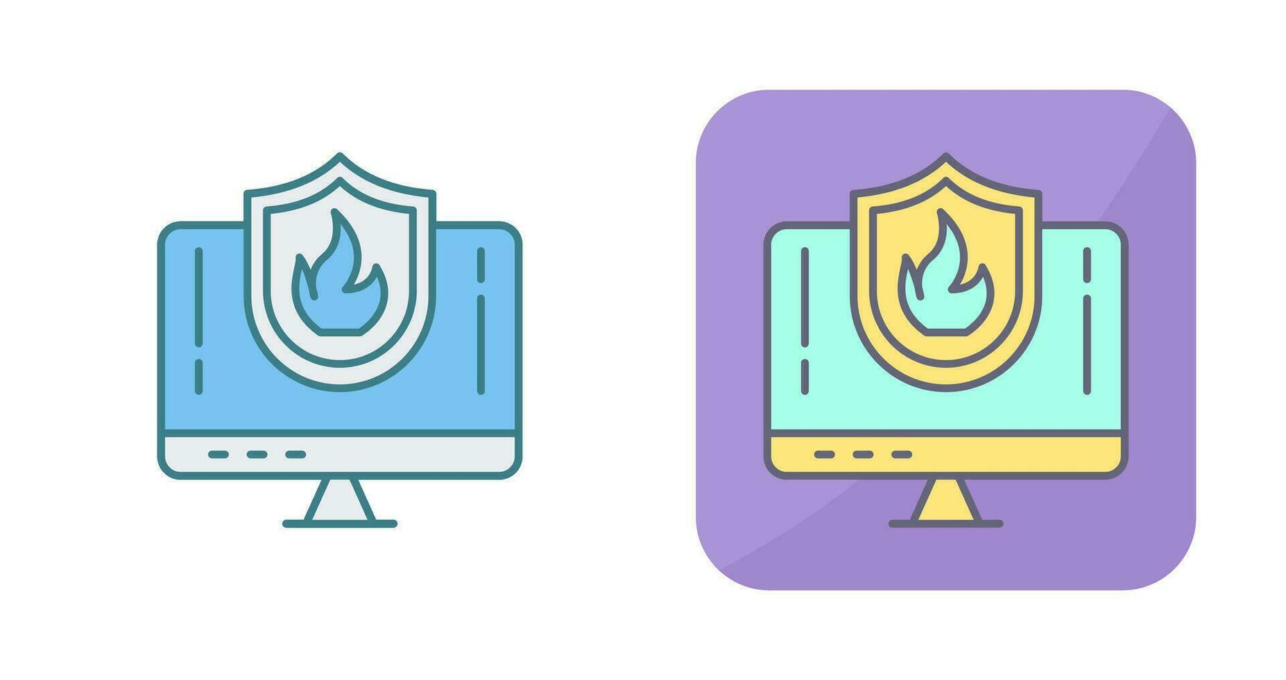 firewall vector pictogram